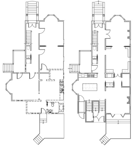 First floor plans
