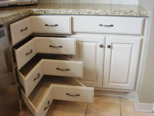 corner drawers