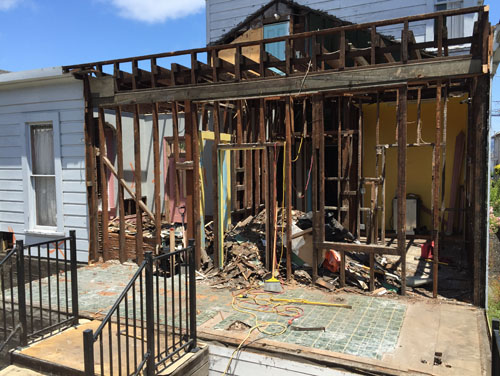 Laundry room and bathroom removed