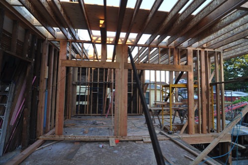 Facing the dining room from the kitchen