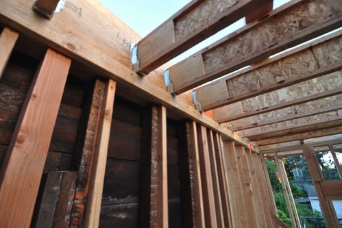 Detailing on the floor joists