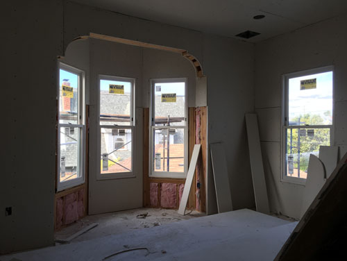 Bay window bedroom