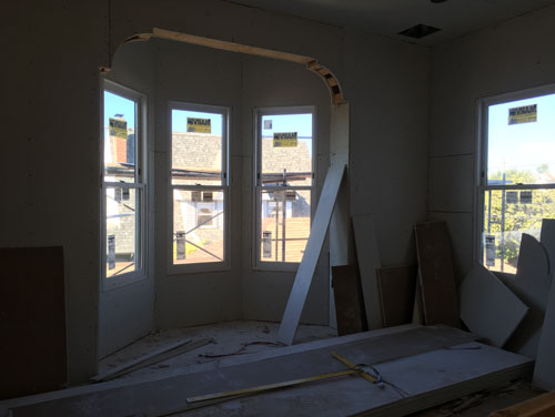 Bay window bedroom