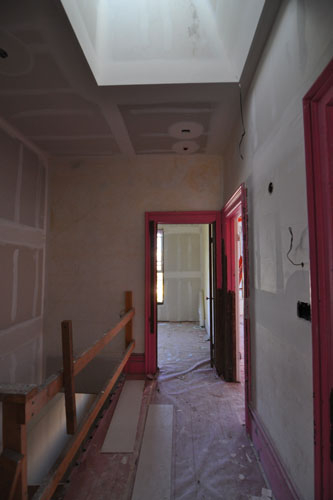 Upstairs hall after