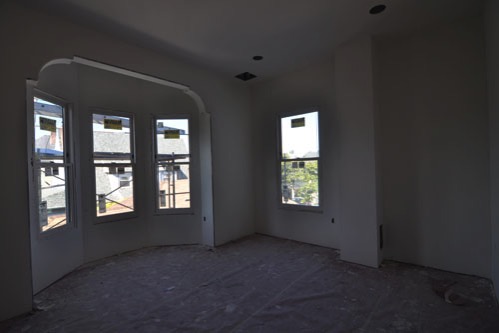 Bedroom 3 skim coated