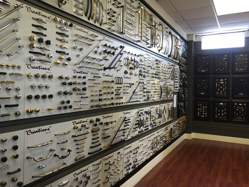 Belmont Hardware selection wall
