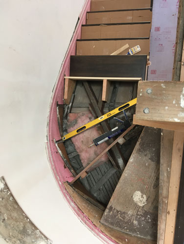 Stairs under construction