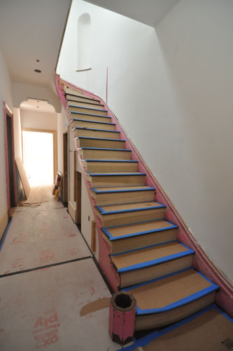 Front stair progress
