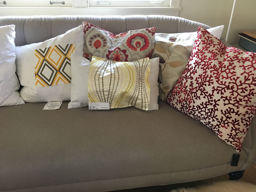 Sofa cushions