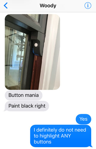 Button Mania text conversation